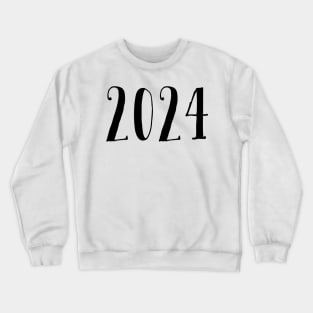 2024 black Crewneck Sweatshirt